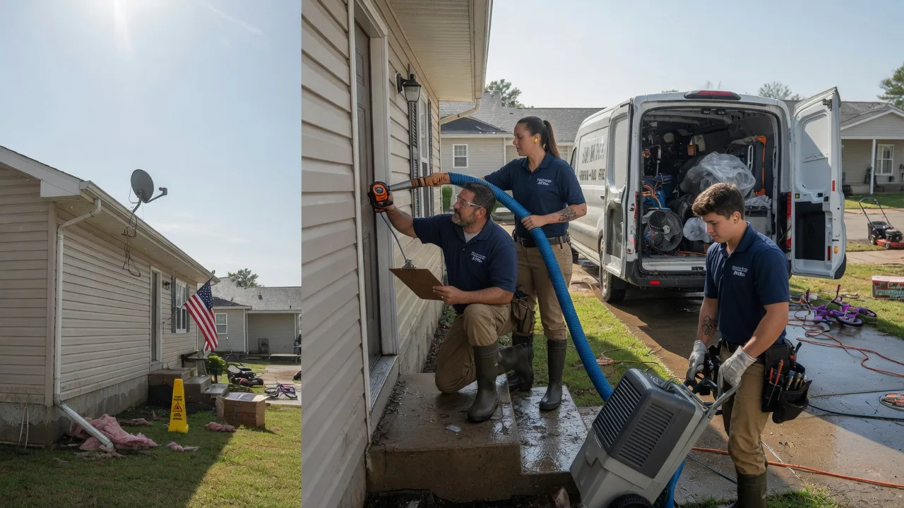 Ceiling Water Damage Restoration in Roby, MO near me